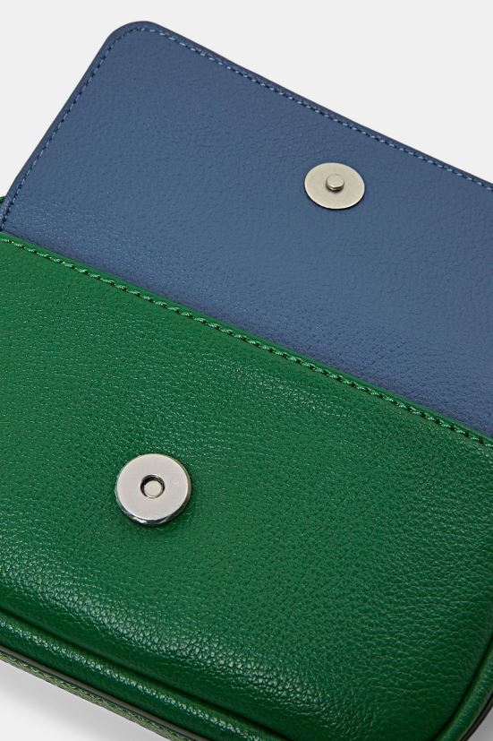 Esprit mini borsa a tracolla in ecopelle verde scuro donne Accessori 4RNDH3