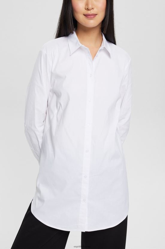 Esprit camicetta della camicia bianco donne camicette 4RNDH516