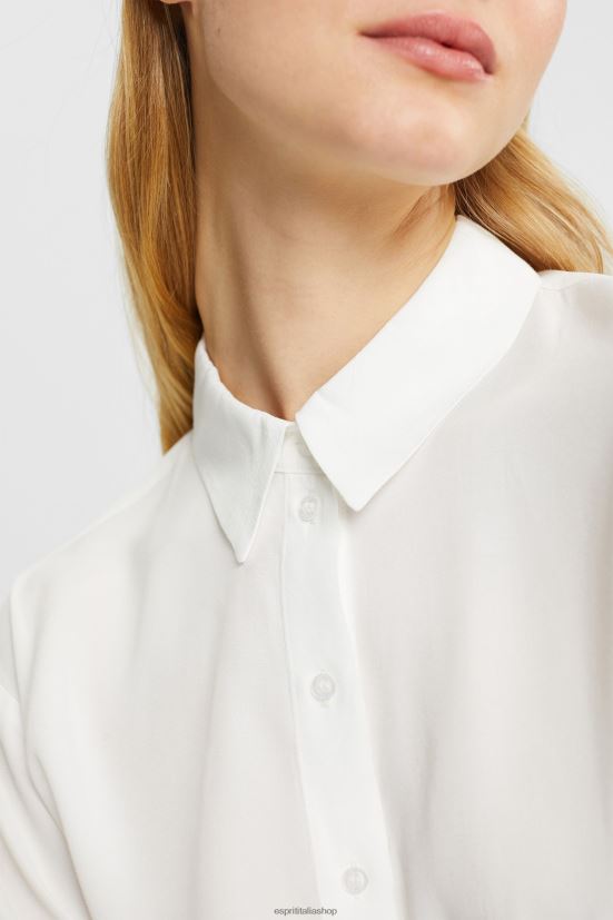 Esprit camicia camicetta, lenzing ecovero bianco donne camicette 4RNDH425