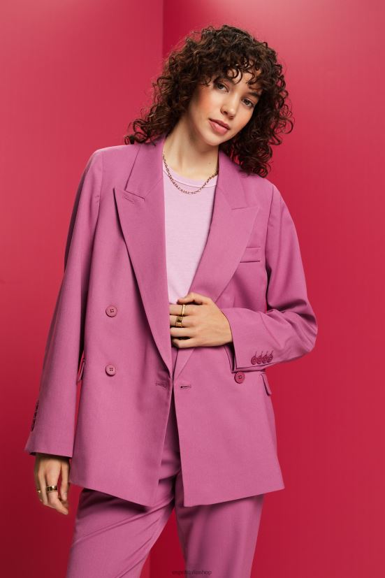 Esprit blazer tessuti Viola donne cappotti 4RNDH133 - Clicca l'immagine per chiudere