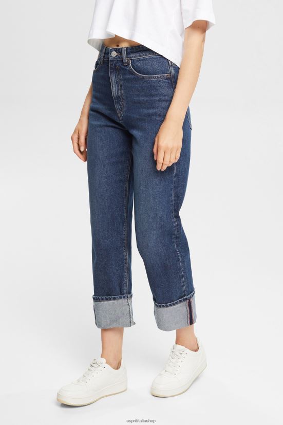 Esprit jeans dalla vestibilità comoda a vita media lavaggio medio blu donne denim 4RNDH325 - Clicca l'immagine per chiudere