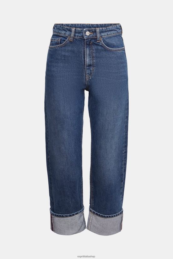 Esprit jeans dalla vestibilità comoda a vita media lavaggio medio blu donne denim 4RNDH325