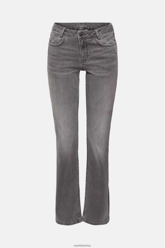 Esprit jeans elasticizzati bootcut lavaggio medio grigio donne denim 4RNDH551