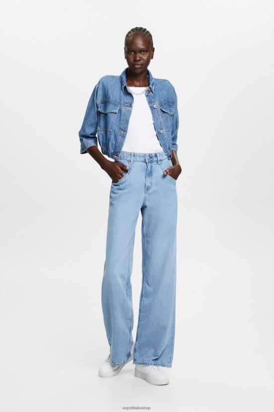 Esprit pantaloni in denim lavaggio a luce blu donne denim 4RNDH272