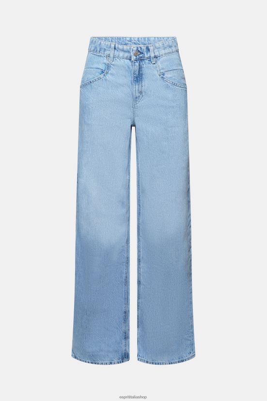 Esprit pantaloni in denim lavaggio a luce blu donne denim 4RNDH272