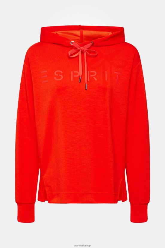 Esprit felpa con cappuccio con stampa logo rosso donne felpe e felpe con cappuccio 4RNDH559