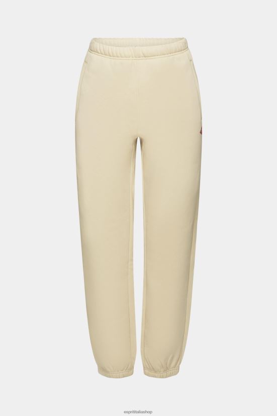 Esprit pantaloni da jogging in felpa beige donne jogging 4RNDH174