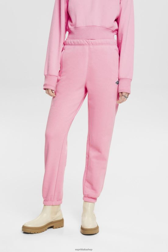 Esprit pantaloni da jogging in felpa rosa donne jogging 4RNDH177