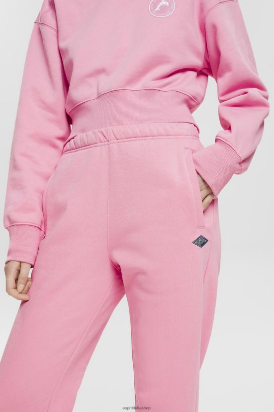 Esprit pantaloni da jogging in felpa rosa donne jogging 4RNDH177