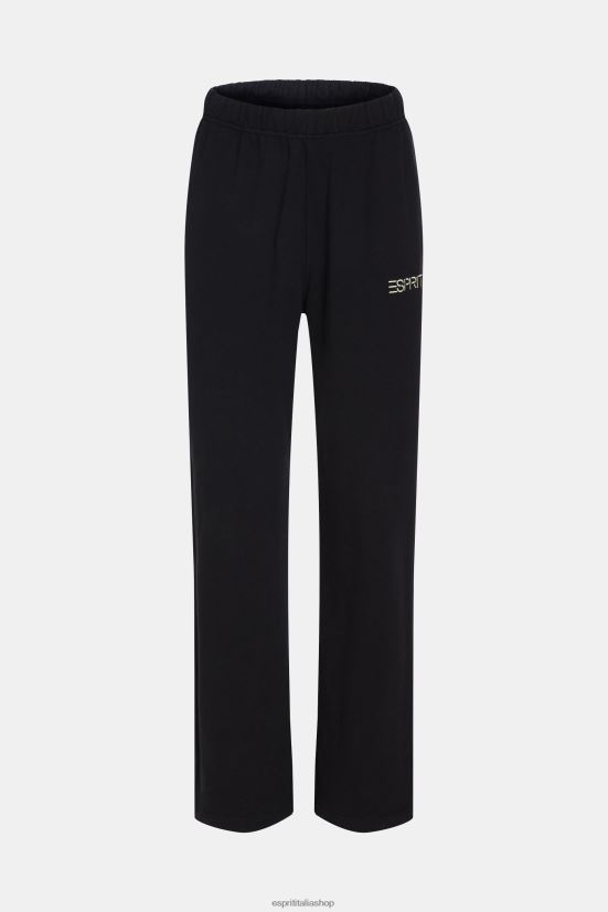 ESPRIT x Rest & Recreation pantaloni della tuta a capsula nero donne pantaloni 4RNDH477