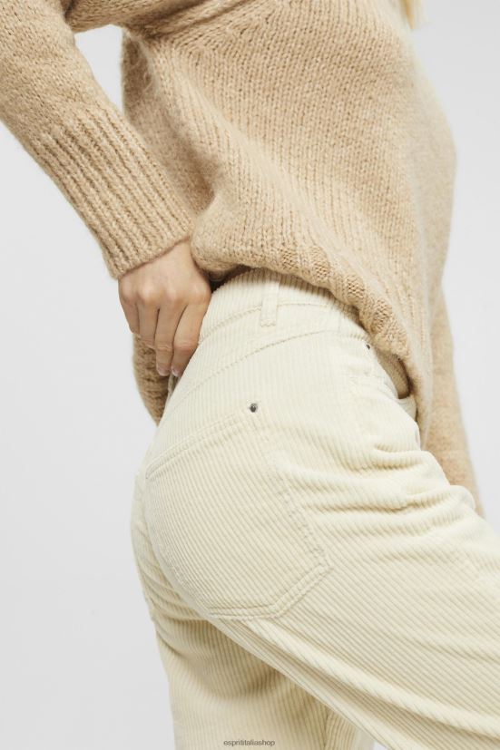 Esprit Pantaloni in velluto a costine vestibilità mamma ghiaccio donne pantaloni 4RNDH252