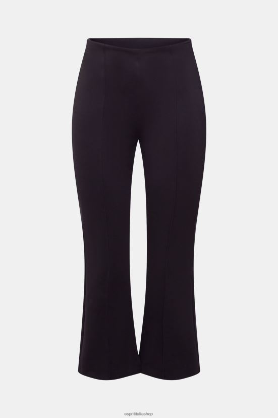 Esprit pantaloni a zampa d'elefante nero donne pantaloni 4RNDH440