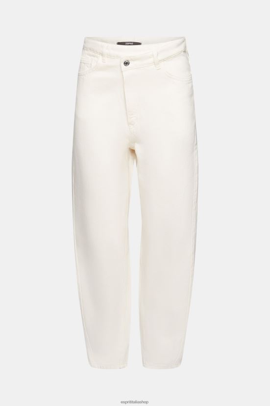 Esprit pantaloni cropped a banana ghiaccio donne pantaloni 4RNDH362