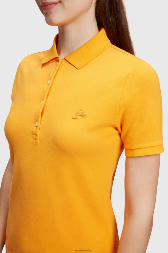 Esprit Polo classica del Dolphin Tennis Club arancia donne polo 4RNDH500