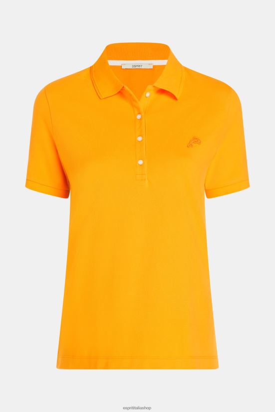 Esprit Polo classica del Dolphin Tennis Club arancia donne polo 4RNDH500