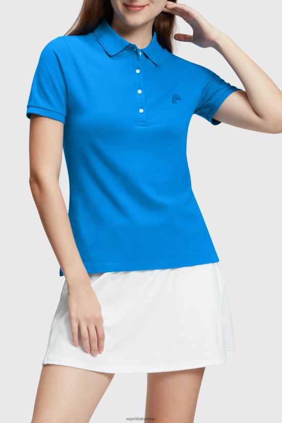 Esprit Polo classica del Dolphin Tennis Club blu donne polo 4RNDH497