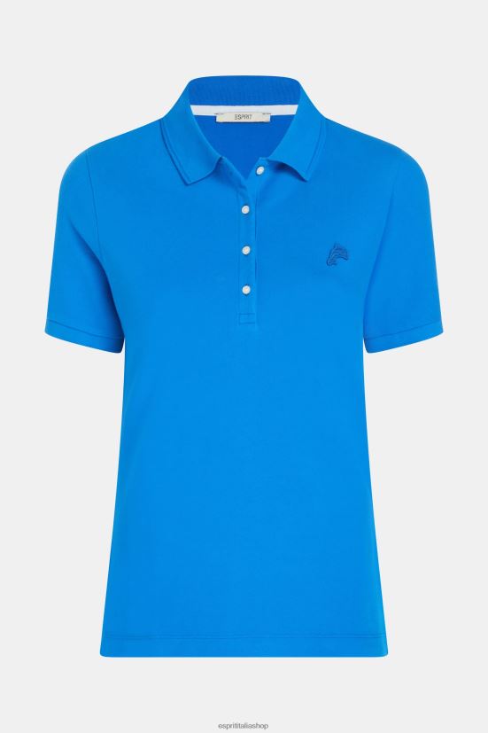 Esprit Polo classica del Dolphin Tennis Club blu donne polo 4RNDH497