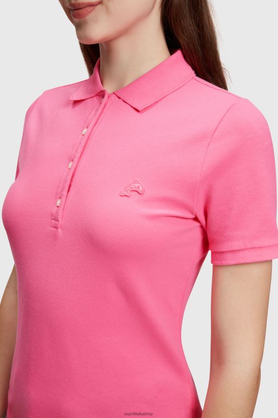 Esprit Polo classica del Dolphin Tennis Club rosa donne polo 4RNDH499