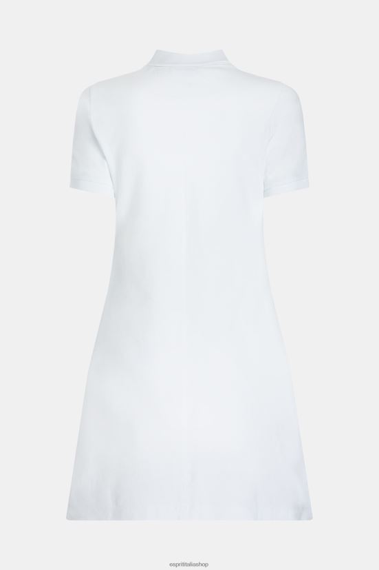 Esprit Abito polo classico del Dolphin Tennis Club bianco donne vestiti 4RNDH505