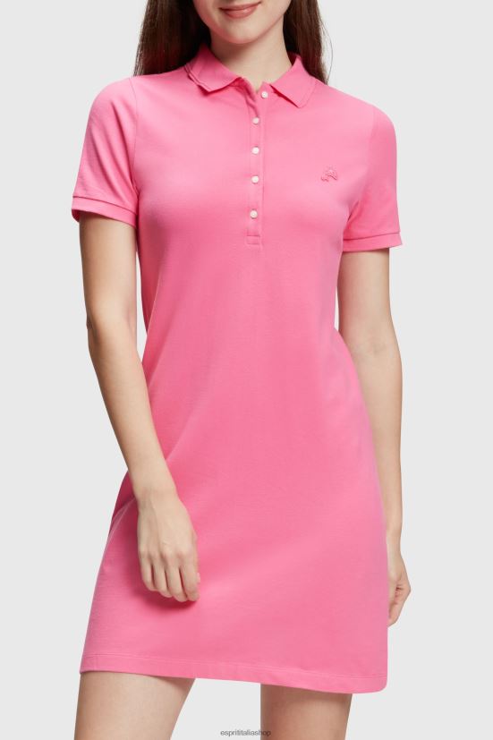 Esprit Abito polo classico del Dolphin Tennis Club rosa donne vestiti 4RNDH508 - Clicca l'immagine per chiudere