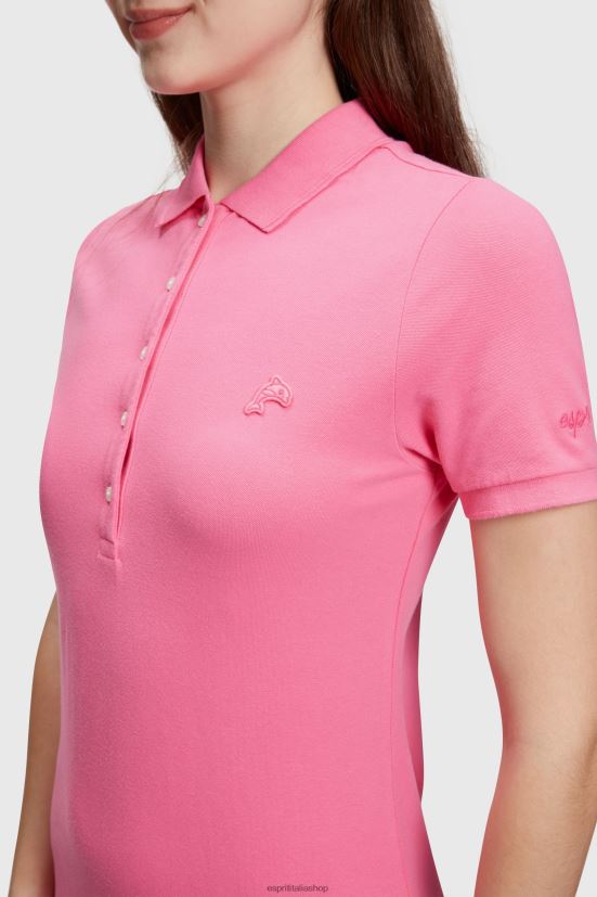 Esprit Abito polo classico del Dolphin Tennis Club rosa donne vestiti 4RNDH508