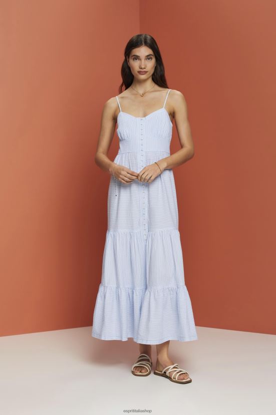 Esprit maxi abito con spalline azzurro donne vestiti 4RNDH233