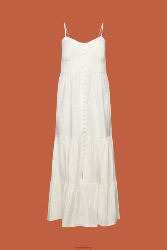 Esprit maxi abito con spalline bianco donne vestiti 4RNDH232