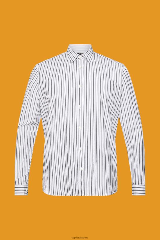 Esprit camicia a righe bianco uomini camicie 4RNDH786