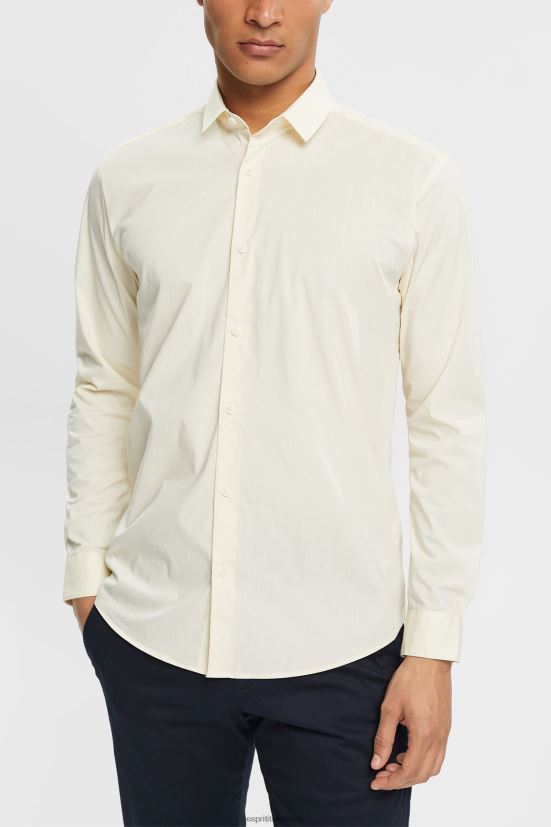 Esprit camicia dalla vestibilità slim bianco uomini camicie 4RNDH784 - Clicca l'immagine per chiudere