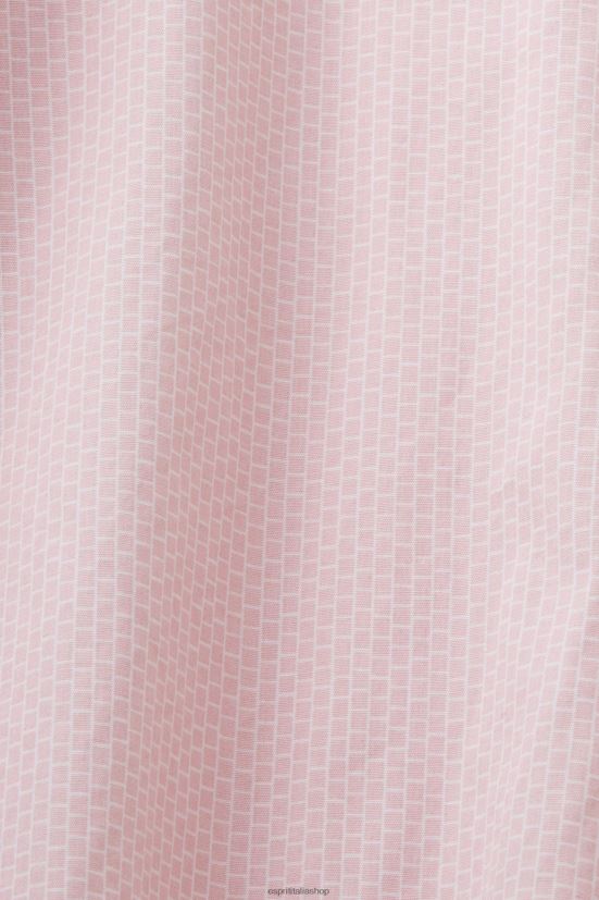 Esprit camicia in popeline di cotone rosa antico uomini camicie 4RNDH577