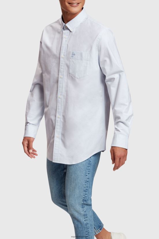 Esprit camicia oxford dalla vestibilità regolare azzurro uomini camicie 4RNDH800 - Clicca l'immagine per chiudere