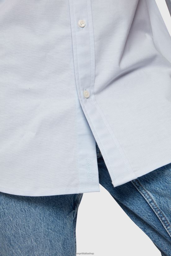 Esprit camicia oxford dalla vestibilità regolare azzurro uomini camicie 4RNDH800