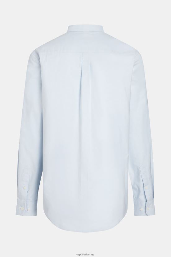 Esprit camicia oxford dalla vestibilità regolare azzurro uomini camicie 4RNDH800