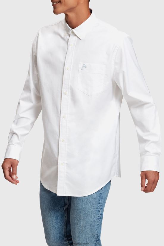 Esprit camicia oxford dalla vestibilità regolare bianco uomini camicie 4RNDH799 - Clicca l'immagine per chiudere