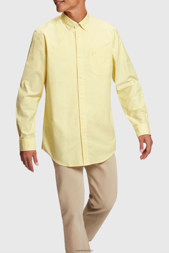 Esprit camicia oxford dalla vestibilità regolare giallo girasole uomini camicie 4RNDH801 - Clicca l'immagine per chiudere