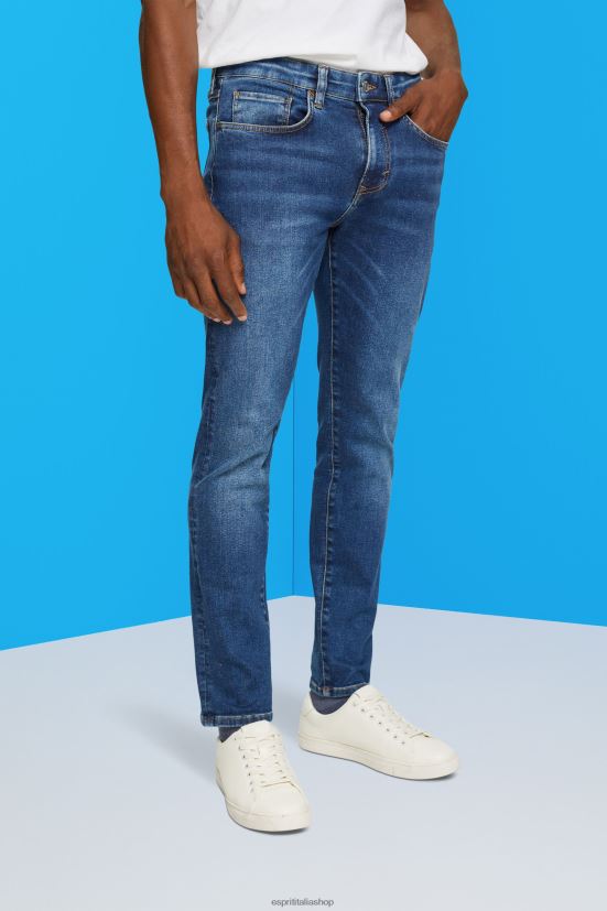 Esprit jeans slim fit, doppio max lavaggio medio blu uomini denim 4RNDH829 - Clicca l'immagine per chiudere