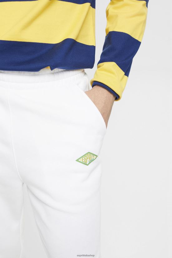 Esprit joggers con stampa logo bianco uomini jogging 4RNDH664