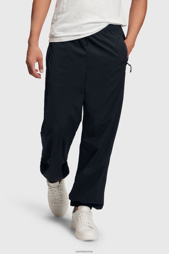 Esprit pantaloni da jogging dalla vestibilità rilassata nero uomini jogging 4RNDH787