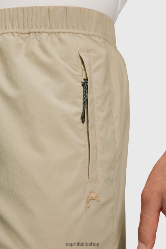 Esprit pantaloni da jogging dalla vestibilità rilassata sabbia uomini jogging 4RNDH788