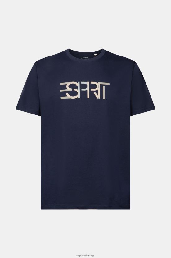 Esprit t-shirt con stampa frontale, 100% cotone Marina Militare uomini magliette 4RNDH740