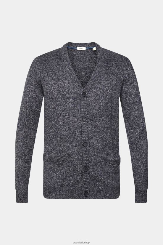 Esprit cardigan lavorato a maglia con bottoni Marina Militare uomini maglioni 4RNDH698