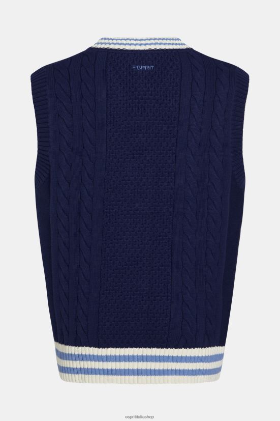 Esprit gilet maglione universitario inchiostro uomini maglioni 4RNDH812