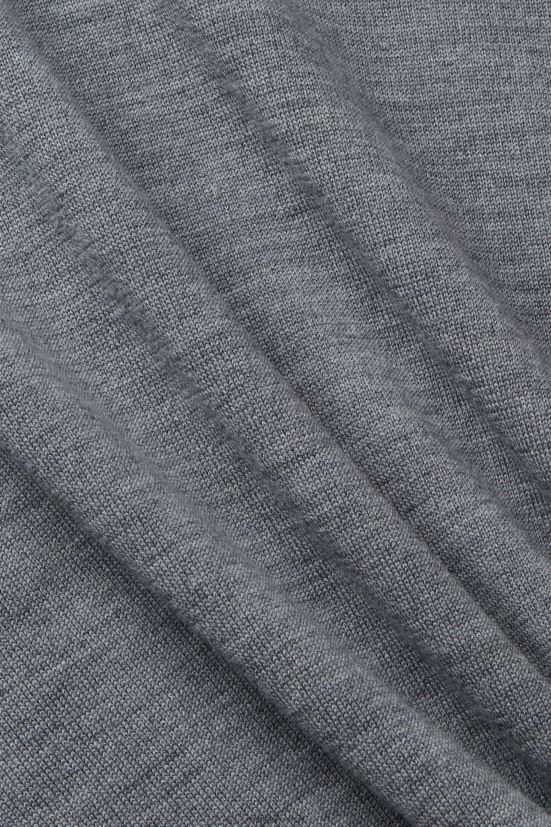 Esprit maglione di lana lavorato a maglia grigio uomini maglioni 4RNDH907