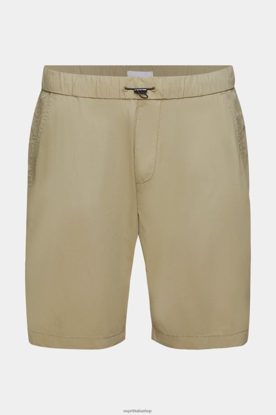 Esprit pantaloncini lavati leggeri beige uomini pantaloncini 4RNDH758