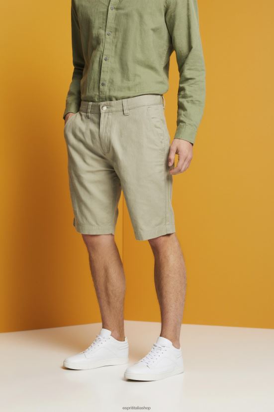 Esprit pantaloncini stile chino verde chiaro uomini pantaloncini 4RNDH673