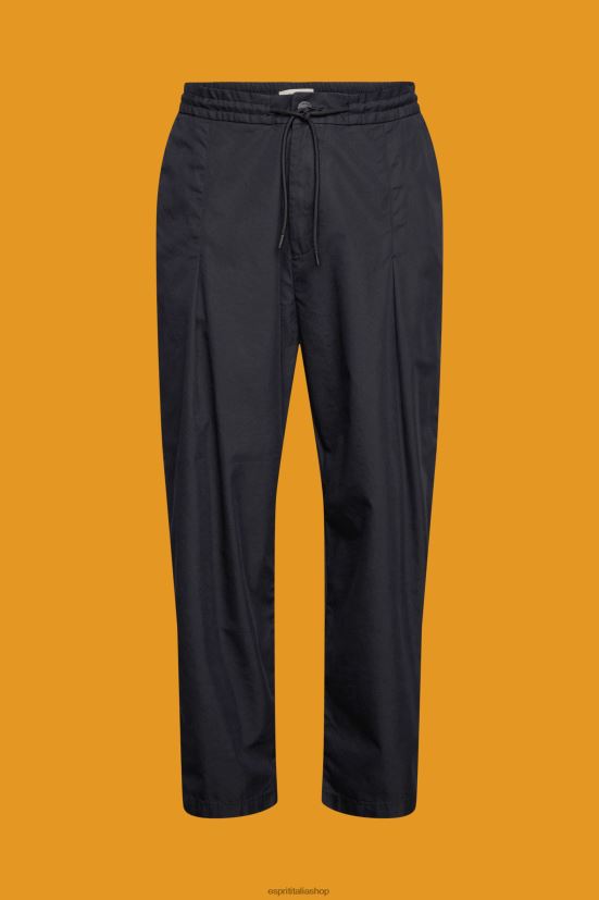 Esprit pantaloni a palloncino nero uomini pantaloni 4RNDH837