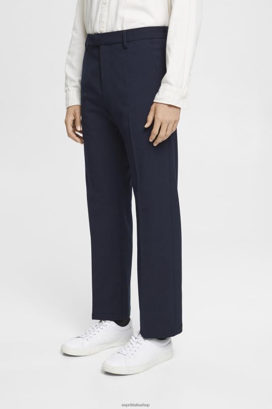 Esprit pantaloni sartoriali dal taglio ampio con vita elasticizzata Marina Militare uomini pantaloni 4RNDH693 - Clicca l'immagine per chiudere