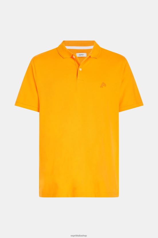 Esprit Polo classica del Dolphin Tennis Club arancia uomini polo 4RNDH892