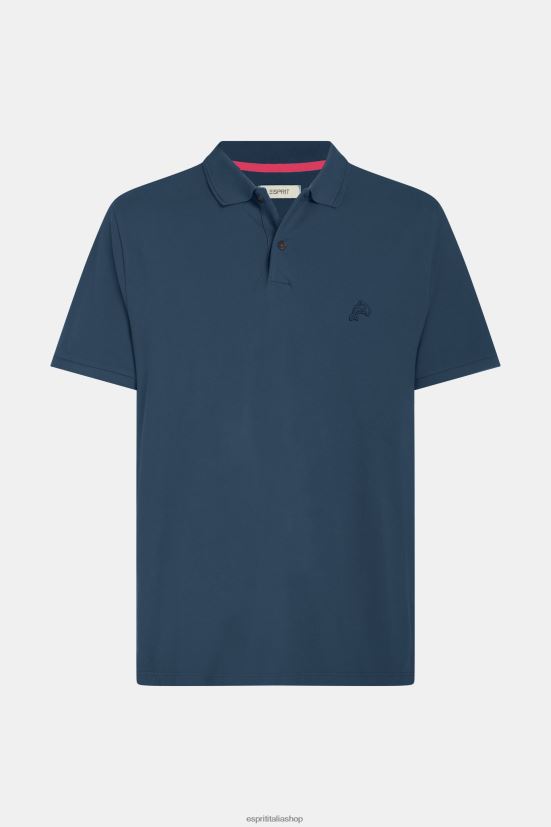 Esprit Polo classica del Dolphin Tennis Club blu scuro uomini polo 4RNDH874