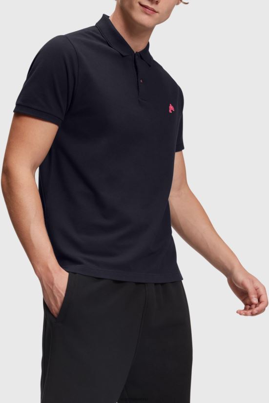 Esprit Polo classica del Dolphin Tennis Club nero uomini polo 4RNDH891